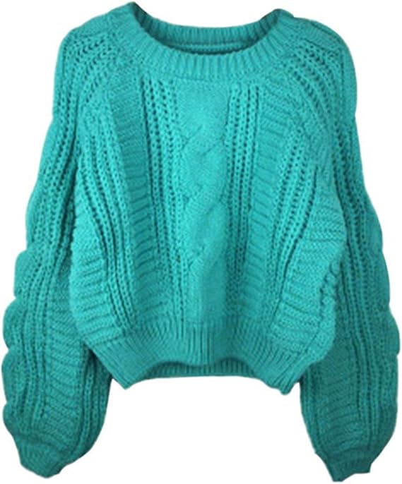 Women Pull Sweaters New Yellow Sweater Jumpers Candy Color Harajuku Chic Short Sweater Twisted