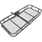 Reese Pro Series 63155 Rambler Hitch Cargo Carrier for 1-1/4” Receivers, Black