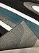 Abstract Contemporary Modern Blue Area Rug 5' 3