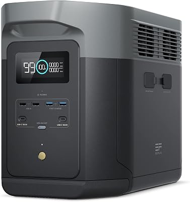 EcoFlow DELTA 2 Max tragbare Powerstation 2 048 Wh, 3000W Max Ausgang