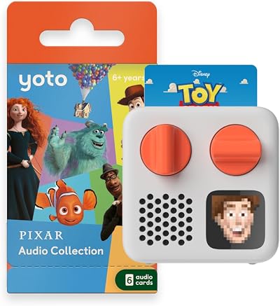 YOTO Mini 2024 YM002 Disney Pixar Bundle Kids Screen-Free Bluetooth Player