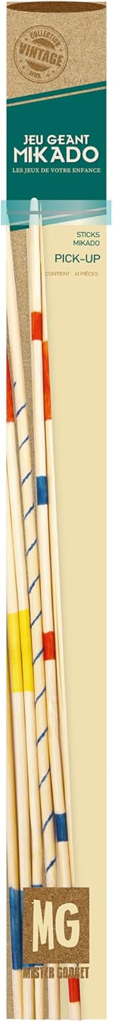 Mister Gadget Gigante Mikado Game 41pc Wooden Jumbo Pick Up Sticks 37.9cm view 8