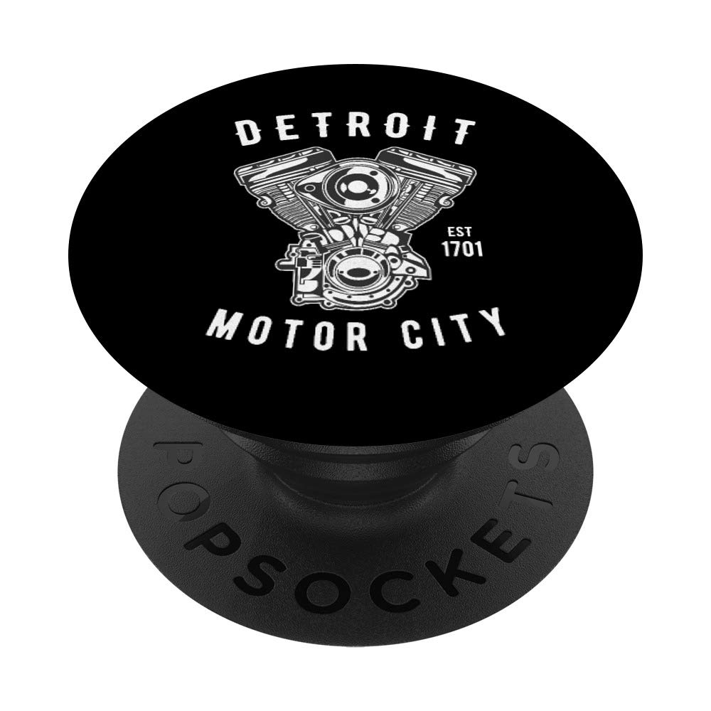 Big Block Detroit Motor City Michigan Project Car Enthusiast PopSockets Swappable PopGrip