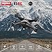 Syma Xmas Gift X5HC 2.4 GHZ 6 Axis Gyro Barometer Altitude Hold RC Headless Mode Quadcopter Drone UFO with 2.0MP HD Camera and Floureon Propeller