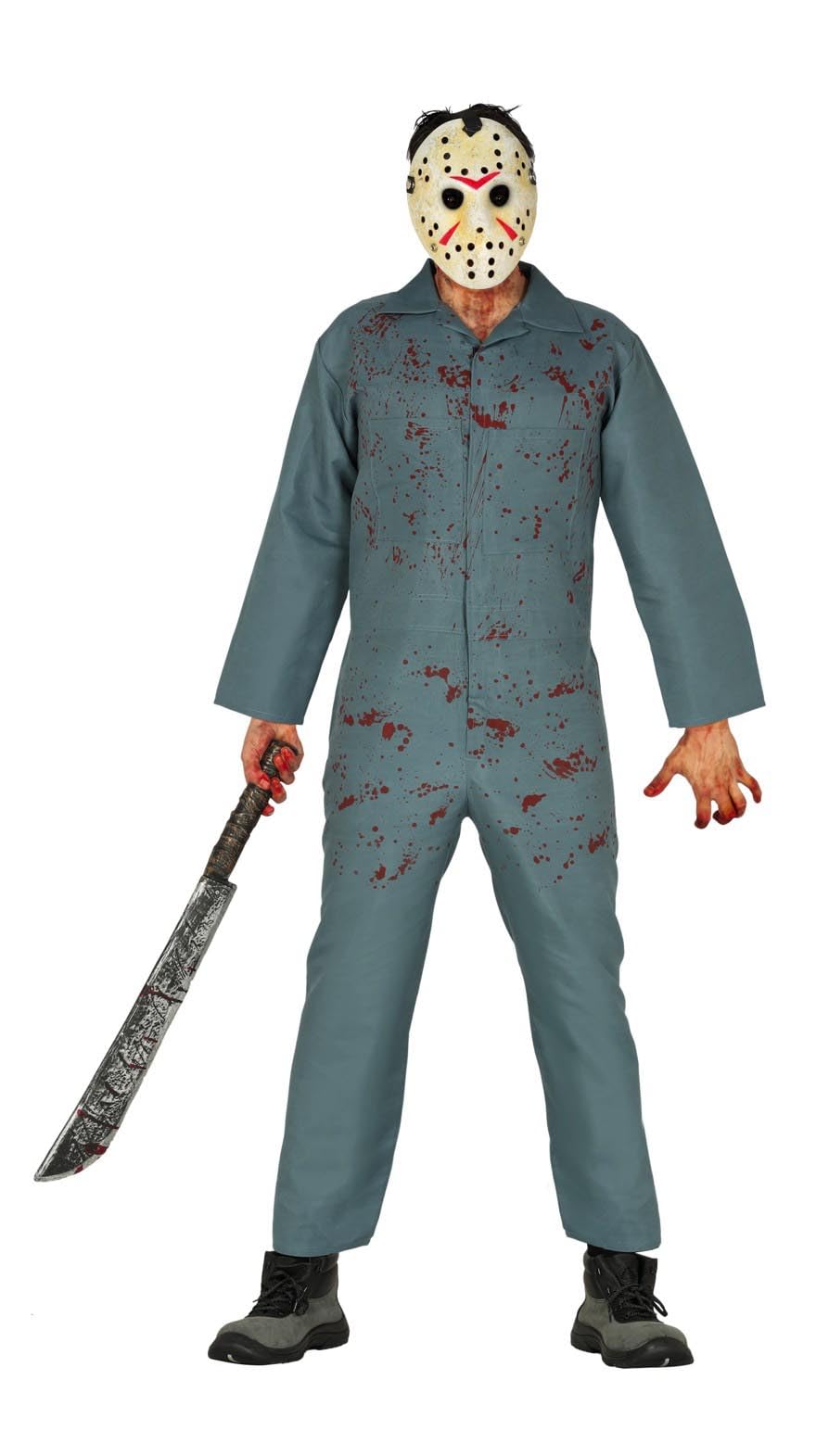 FIESTAS GUIRCA Mens Hockey Boiler Suit Fancy Dress Halloween Costume Size Large