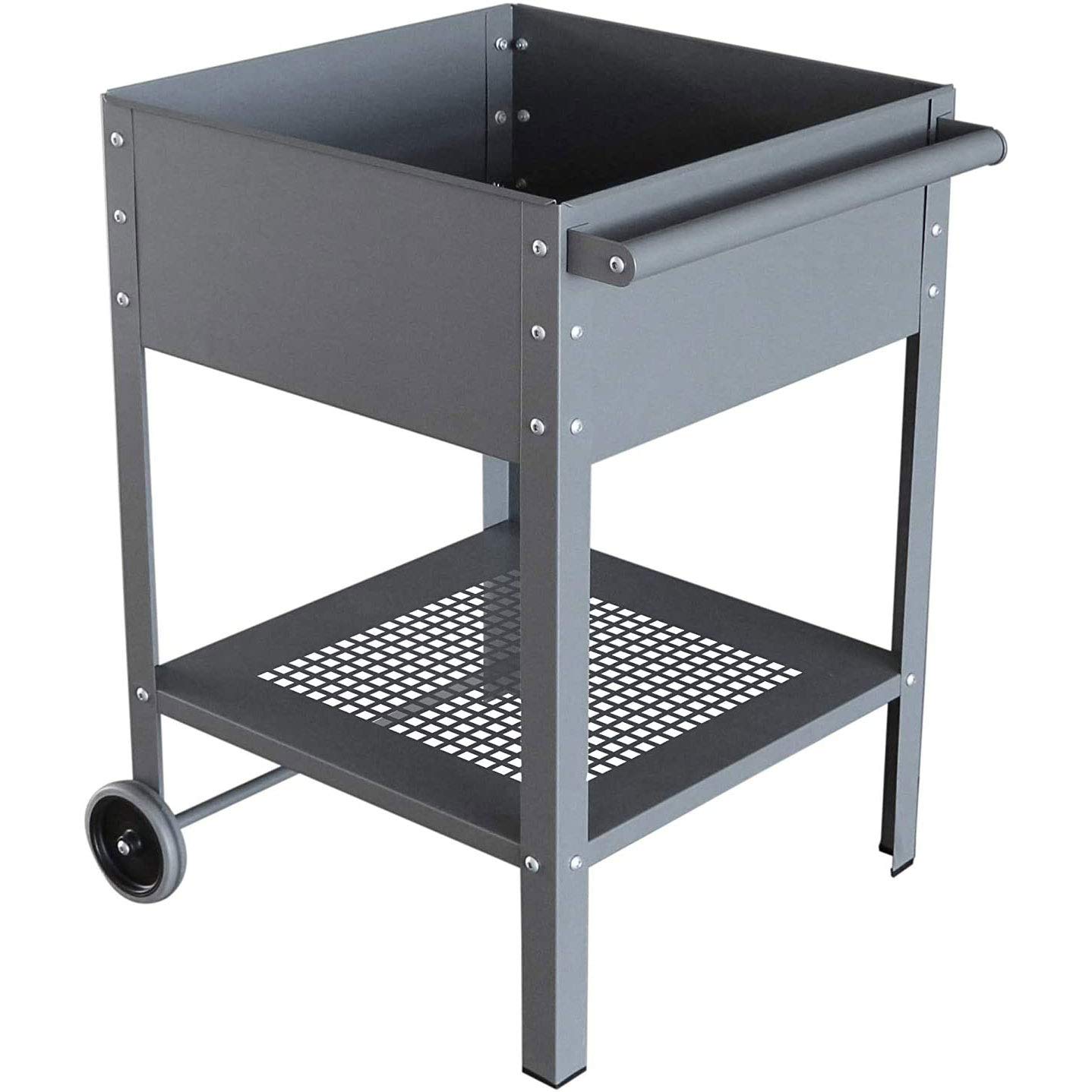 Bio Green MBW 550 x 800 mm Steinfurt Flower Trolley - Grey