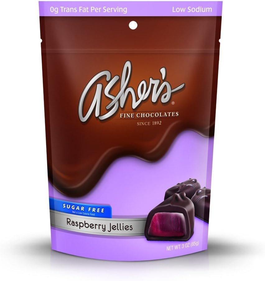 Ashers Sugar Free Raspberry Jellies 85g