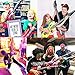 8 Colors Inflatable Guitar 35inch Rock Star Guitar Set, Inflatable Rock 'N Roll Electric Guitar for 80s 90s Themed Party ,Adults Children’s Birthday Party and Wedding Decorations