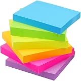 Early Buy Sticky Notes 6 Pads 3x3 Inch 100 Sheets Color Pack