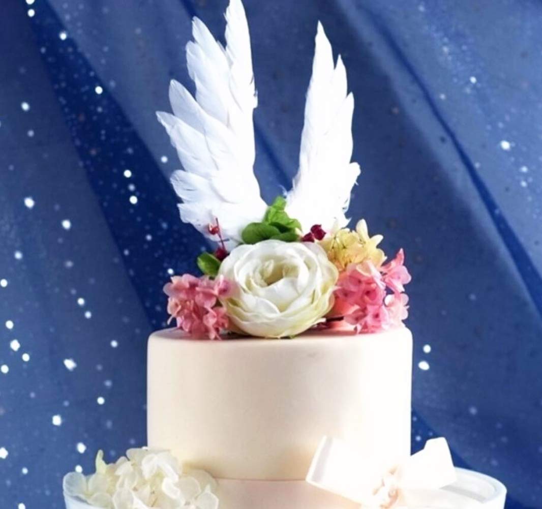 Decoration De Gateaux Modele Ailes D Ange Pour Anniversaire De Mariage Fete D Anniversaire Mariage Et Fete Prenatale Patisserie Cuisine Maison
