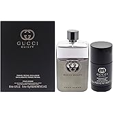 Gucci Guilty by Gucci for Men - 2 Pc Gift Set 3oz EDT Spray, 2.4oz Deodorant Stick