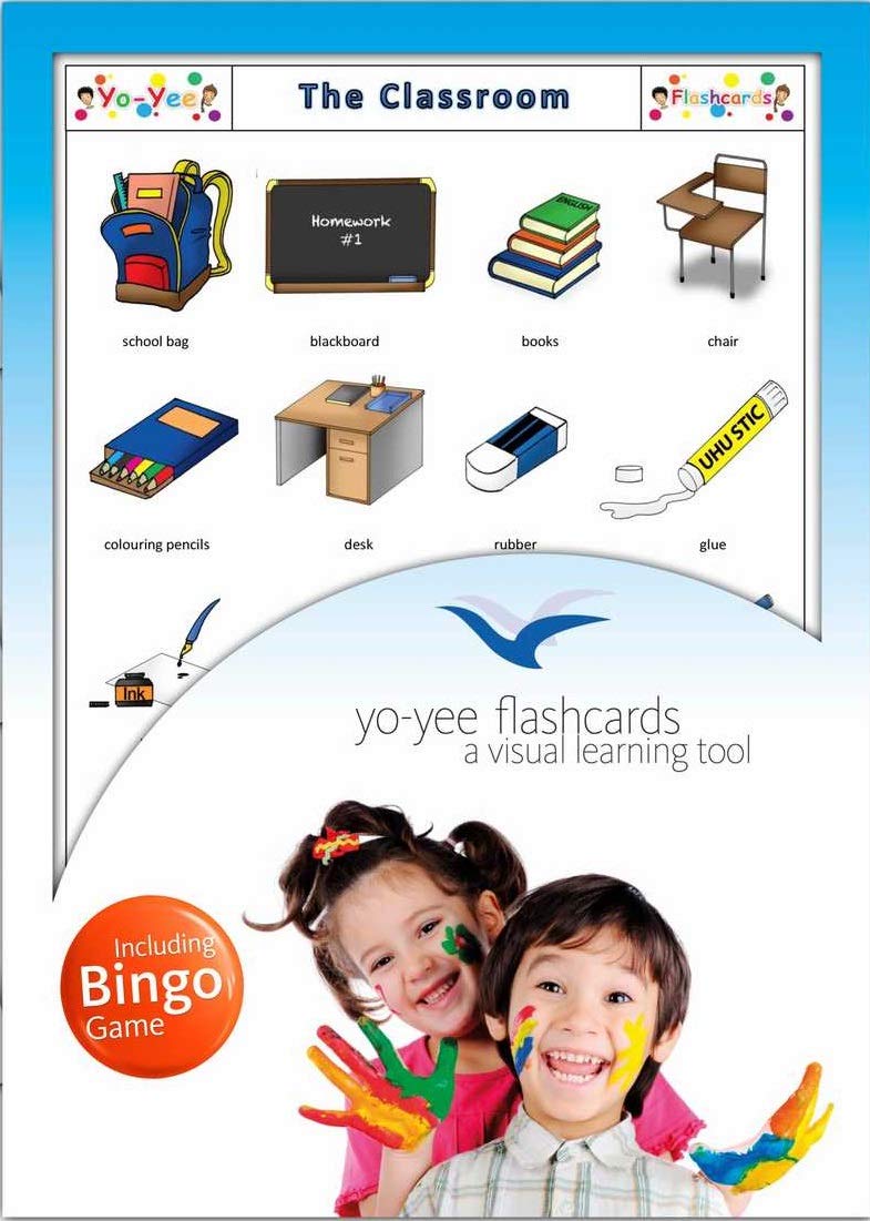 Buy YoYee Flashcards Classroom Flash Cards with Matching Bingo Game