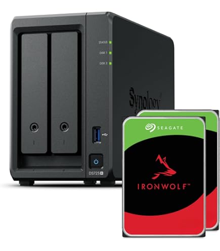 Servidor NAS DiskStation 2 Baias, Synology, DS218Play, sem discos