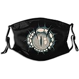 YRLMW Dungeons and Dragons Cover Dusk Adjustable Ear Loops Comfortable Face Mask Balaclava Black