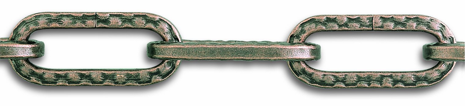 Chapuis LVBL41 Chandelier Chain Hammered Bronze Maximum Weight Supported 32 kg Diameter 4 mm Length 1.5 m