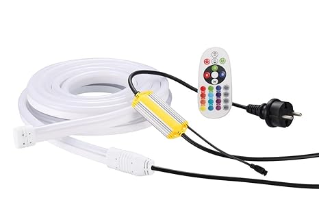 Ogeled IP68 Neon RGB LED Neonflex diffus diffusion led lichtband schlauch Streife Strip mit Kontroller und Fernbedinung 230V 
