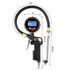 CZC AUTO Digital Tire Inflator Pressure Gauge, LED