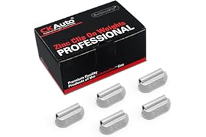 CKAuto P Style Zinc Clip on Wheel Weights 0.5oz, 1/2oz, polymer Coated, 50Pcs/Box