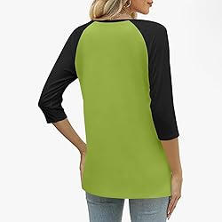 Womens 3/4 Sleeve Tops and Blouses Plus Size