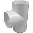 Genova Products 31407CP 3/4-Inch PVC Pipe Tee - 10 Pack