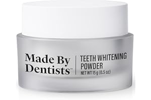 Made by Dentists Professional Teeth Whitening Powder - Remineralizing Hydroxyapatite Tooth Powder Formula with Pap, and Diamond Pwdr - Non-Abrasive Stain Remover for Instant Results