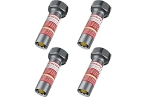 Mokeyder Outdoor Faucet Winter Freeze Protection Valve, Activates at Water Temperature Below 35.6°F/ 2°C, 3/4-Inch Thread Frost Proof Faucet Cover for for Garden, Lawn & Yard Spigot, Grey, 4Pack