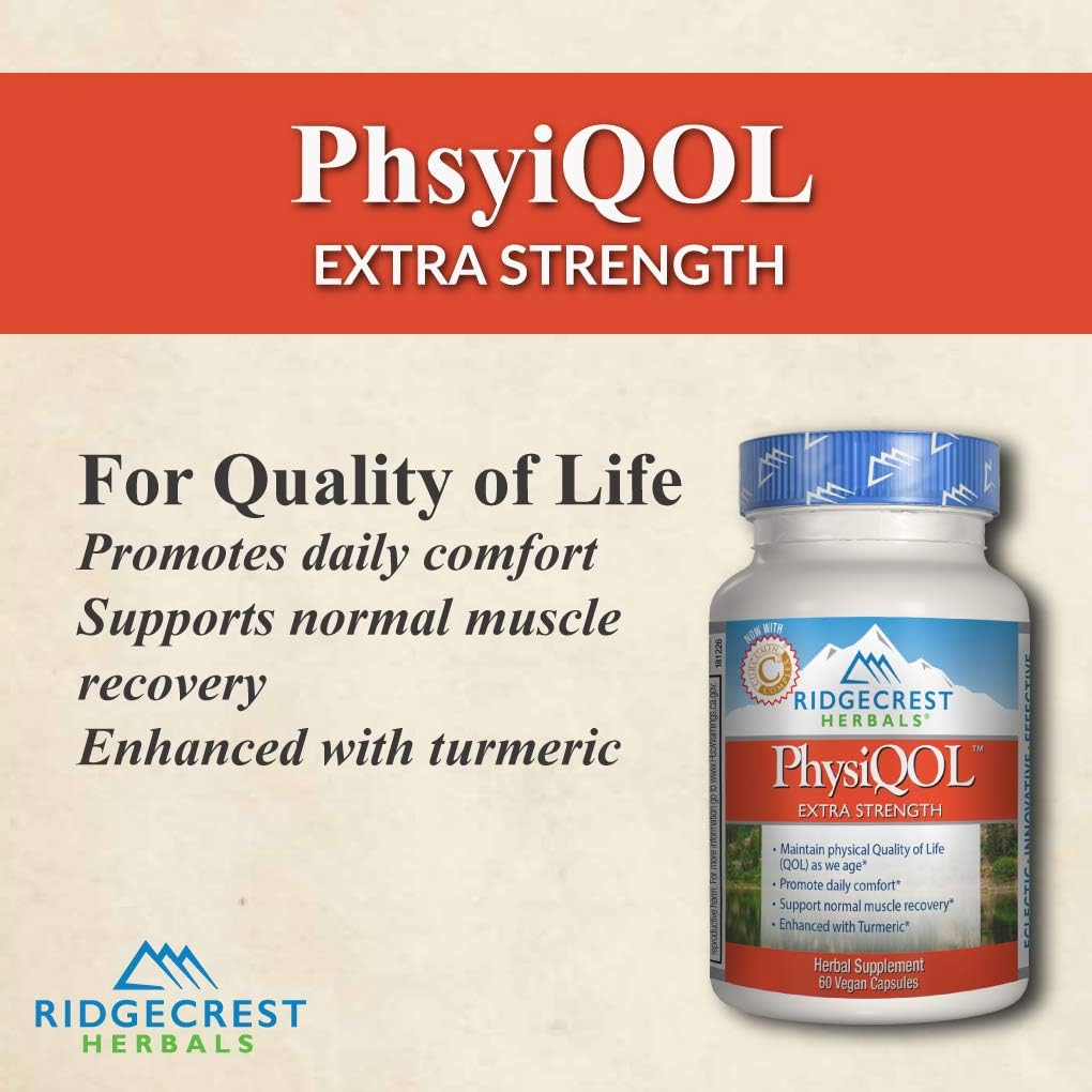 Ridgecrest Herbals PhysiQOL Supplement, 60 Count: Health & Personal Care