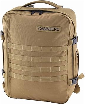 Amazon Com Cabinzero Military 36l Travel 15 5 Inch Laptop Backpack Desert Sand Backpacks