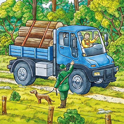 Ravensburger Kinderpuzzle - 09388 Große Landmaschinen - Puzzle für Kinder ab 5 Jahren, mit 3x49 Teilen – Bild 7