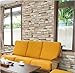 Natural Stacked Stone Brick Pattern Vinyl Contact Paper Self-adhesive Peel-stick Wallpaper