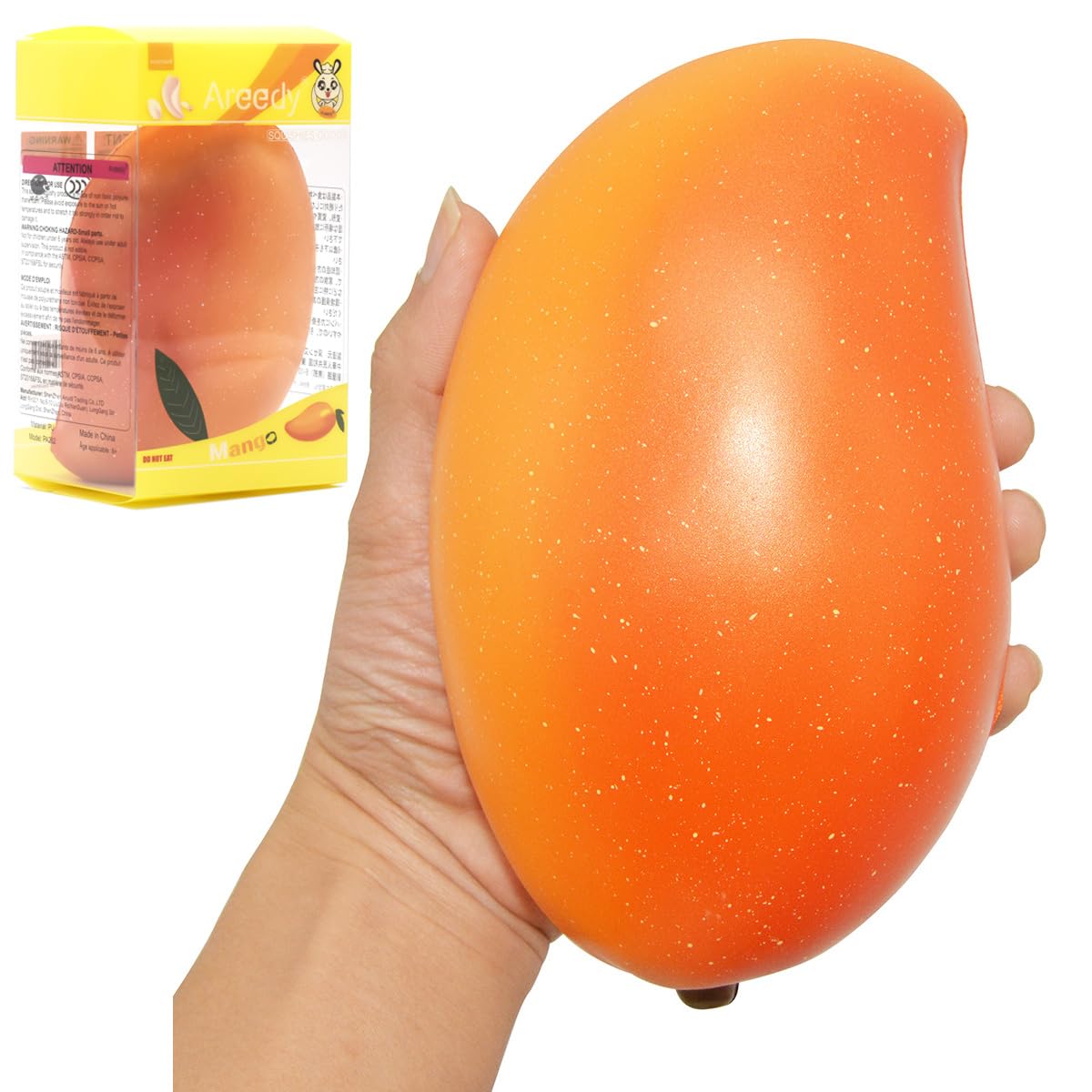 Areedy Squishy Gold Mango Colossal Slow Rising Scented Fruit Squishies