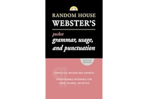Random House Webster's Pocket Grammar, Usage, and Punctuation: Second Edition