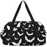 Halloween Bat Kids Duffle Bag for Boys Girls - Dance, Trick Treat, Gym, Overnight & Travel Bags