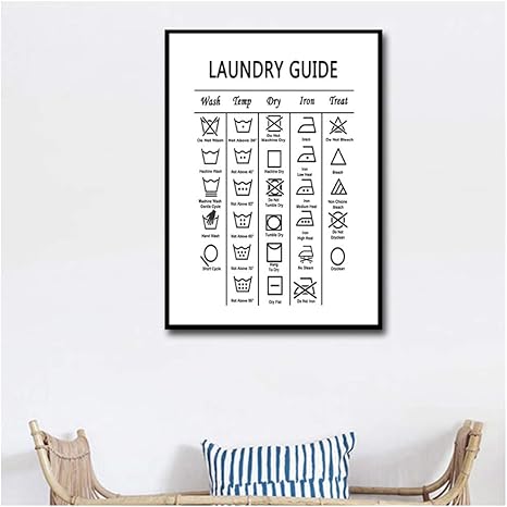 A&D Waschanleitung Wandkunst Leinwand Malerei Schwarz Und Weiß Druck