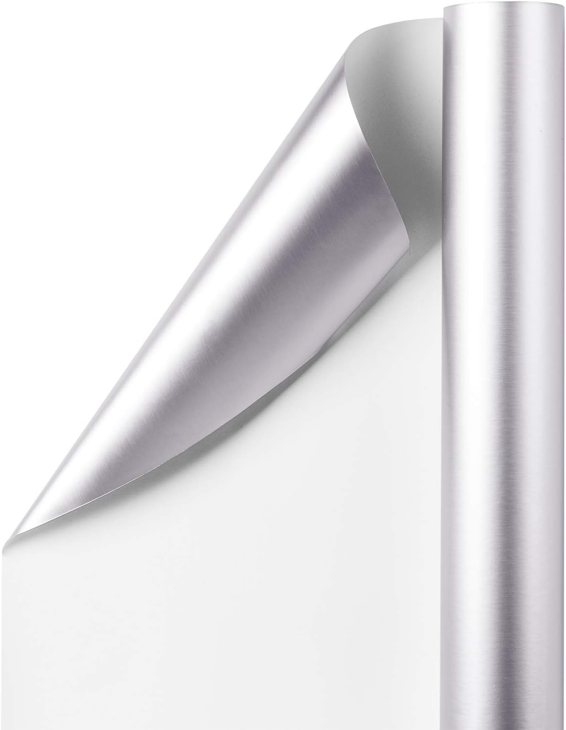 RUSPEPA Gift Wrapping Paper Roll - Matte Silver for Wedding Birthday, Shower, Congrats, and Holiday Gifts - 76 cm X 10 m per Roll - Image 3