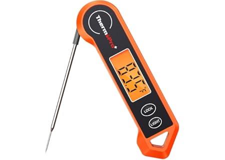ThermoPro TP19H Digital Meat Thermometer for Cooking with Ambidextrous Back...