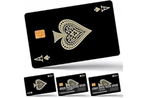 TKyum Card Stickers,Skins Anime Playing Ace for Credit Debit Key Card 4PSC Covering Personalizing Bank Card |Removable, No Bubble, Slim, Waterproof hxh Card Cover (Color-A)