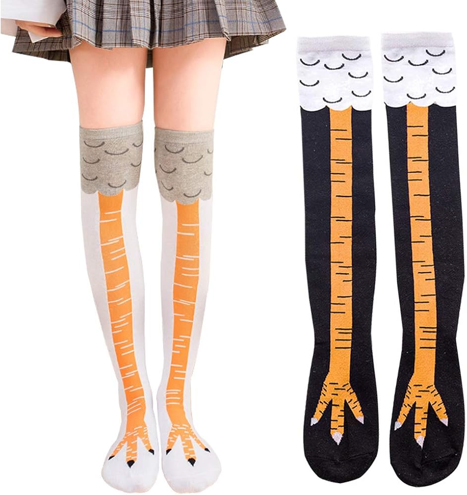 PEZPEOR Halloween Socken Damen - 4 Paar Mit Geister-Motiven
