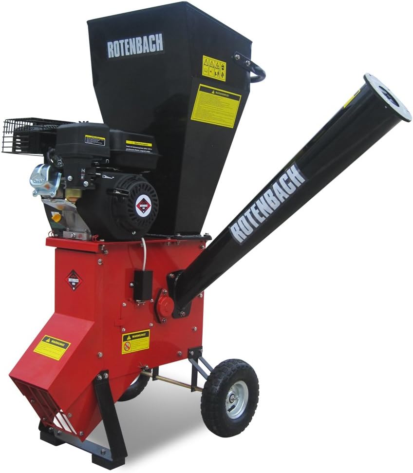 Rotenbach petrol wood chipper, shredder, garden shredder, chipper, 6.5