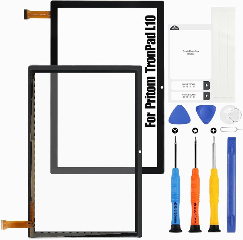 ARSSLY Pritom TronPad L10 10.1" Touch Screen Digitizer Glass Panel Replacement