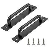 Jiozermi 2 Pack Sliding Barn Door Handle, 5.9 Inch