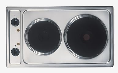 Amica KME13135E Einbau-Elektro-Mulde autark, 2 Kochplatten, Knebelsteuerung