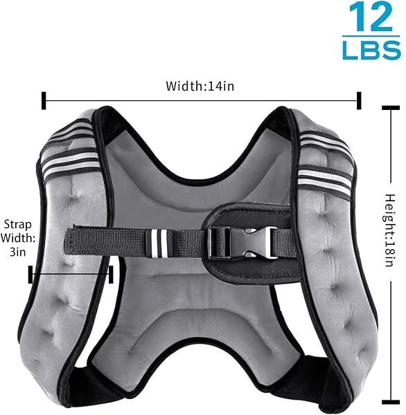 HENKELION WEIGHTED VEST WEIGHT VEST FOR MEN WOMEN KIDS WEIGHTS INCLUDED, BODY WEIGHT VESTS ADJUSTABLE FOR RUNNING, TRAINING WORKOUT, JOGGING, WALKING