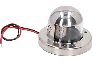 135° White LED Navigation Stern Light Marine Stern Light 12V DC Boat Anchor Lights IP66 Waterproof 2nm Visibility Yacht Navig