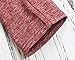 Bdcoco Women's Cowl Neck Long Sleeve Casual Tunic Sweatshirt Pullover Tops Red