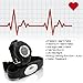 Pyle Fitness Tracker Watch with Heart Rate Monitor, Healthy Wristband Sports Pedometer Activity Tracker Steps Counter Stop Watch Alarm Water Resistant - with Calorie Counter and Target Zones (Black)