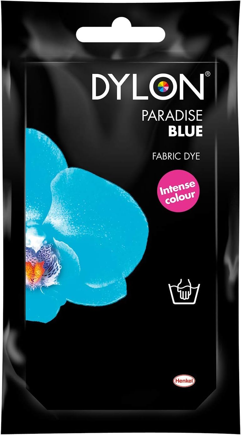DYLON Hand Dye Paradise Blue 50 g Fabric Dye Sachet