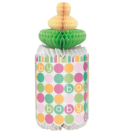 Unique Party 42368 12 Honeycomb Pastel Baby Shower Party