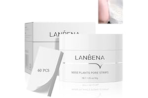 LANBENA Blackhead Remover Strips, Deep Cleansing Nose Strips, Pore Strips Blackhead Remover for Face, Black Head Remover for Nose, 10-15min Leaving Your Skin Fresh and Clean