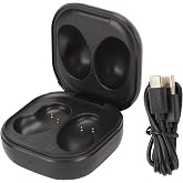 Earbuds Charging Case Replacement USB Charging Case with Charging Cable for Buds Live SM R180, with Charging and LED Indicator, Black